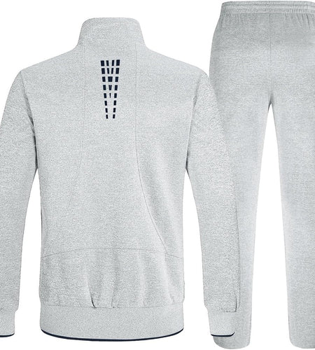 Men'S Tracksuit Athletic Sports Casual Full Zip Sweatsuit