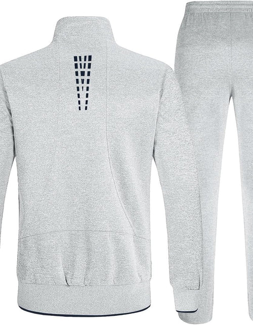 Load image into Gallery viewer, Men'S Tracksuit Athletic Sports Casual Full Zip Sweatsuit
