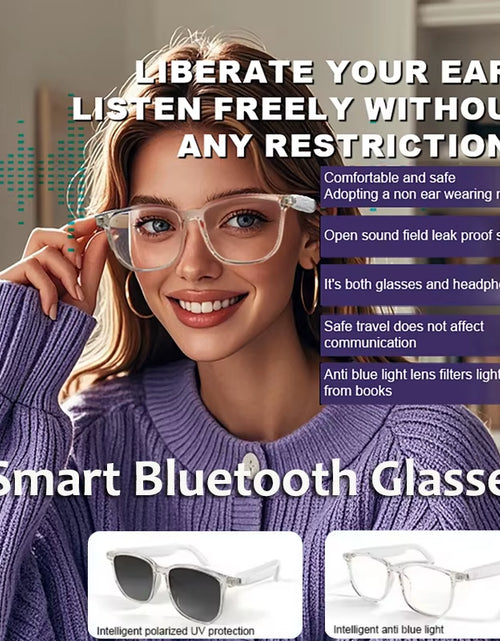 Load image into Gallery viewer, SoundSight Smart Glasses – Bluetooth Sunglasses with Built-In Earphones, UV400 Polarized Lenses &amp; Hands-Free Calling
