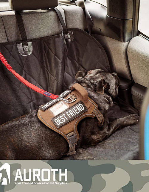 Load image into Gallery viewer, Heavy Duty Bungee Dog Leash for Medium Large Breed Dogs, No Pull for Shock Absorption with Car Seat Belt, 2 Padded Handles 4.5FT 6FT Training Dog Leash
