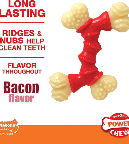 Power Chew Double Bone Long Lasting Chew Toy for Dogs X-Large - 50+ Lbs.
